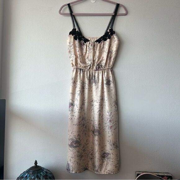 Twelfth Street by Cynthia Vincent Silk Floral Print Dress - Picture 1 of 11